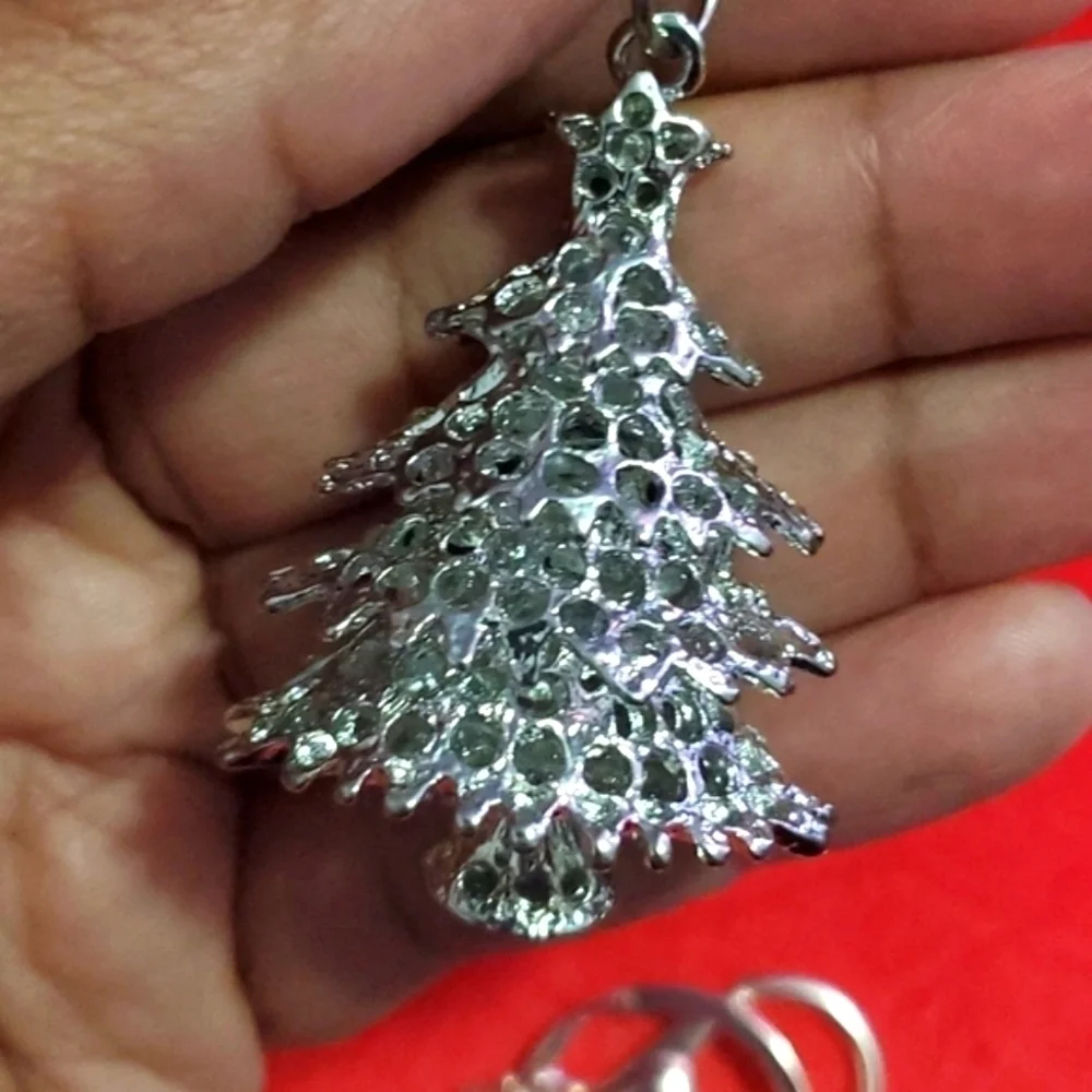 Austrian Crystal Enamel Holiday Keychains with Hook